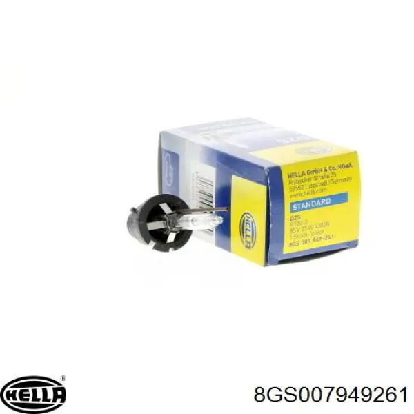 Лампочка ксеноновая HELLA 8GS007949261