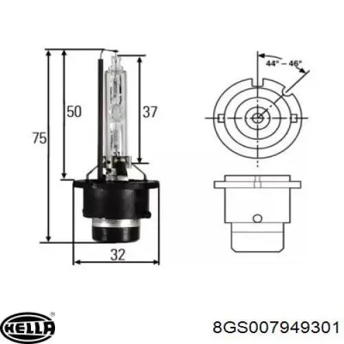 Лампочка ксеноновая WAGNER D4S