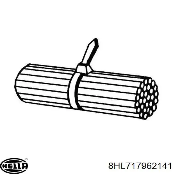 8HL717962141 HELLA Хомут пластиковый универсальный