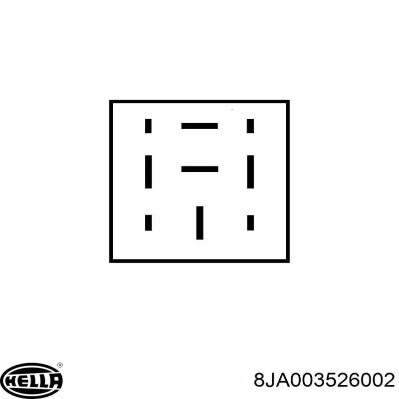 Купить 8JA003526002 HELLA Разъем (фишка) реле свечей накала