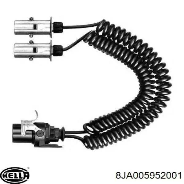 8JA005952001 HELLA Кабель соединительный прицепа