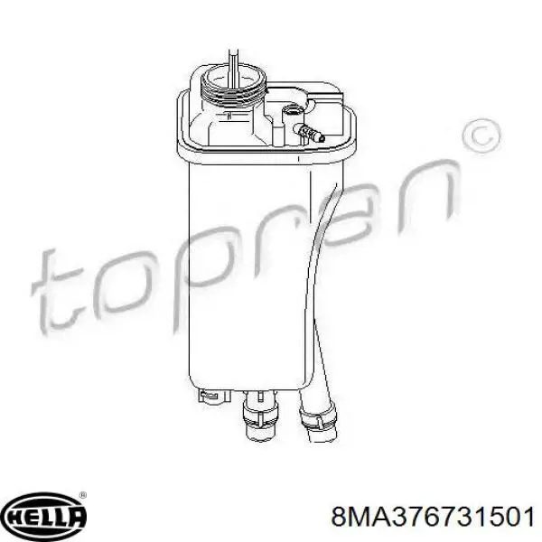  Расширительный бачок Dorman 603536