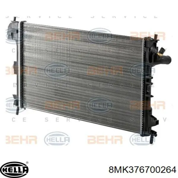 Radiador refrigeración del motor 8MK376700264 HELLA