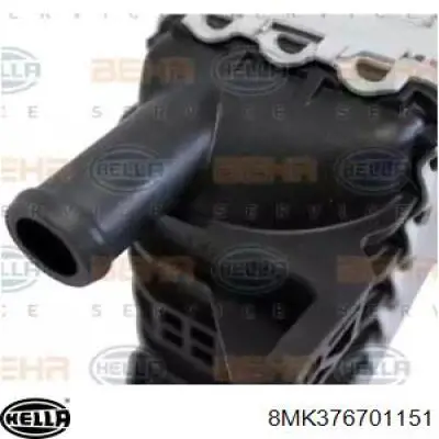 Купить 8MK376701151 HELLA Радиатор охлаждения двигателя дополнительный