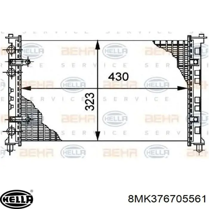 Радиатор охлаждения двигателя Glyser 382156 цена, от 55.97 USD