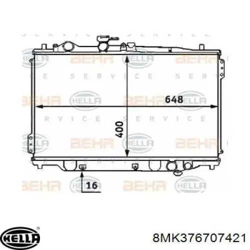 FE4J15200A Mazda радиатор