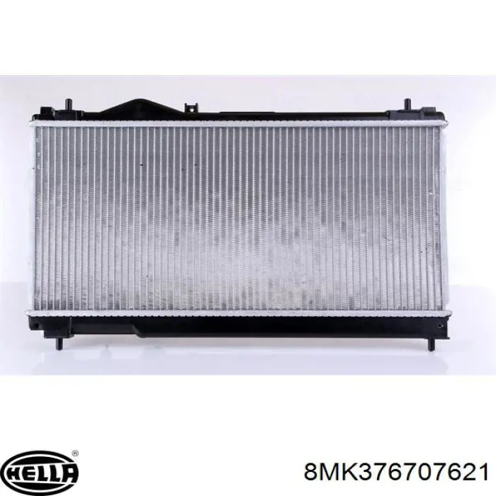 Radiador refrigeración del motor 8MK376707621 HELLA