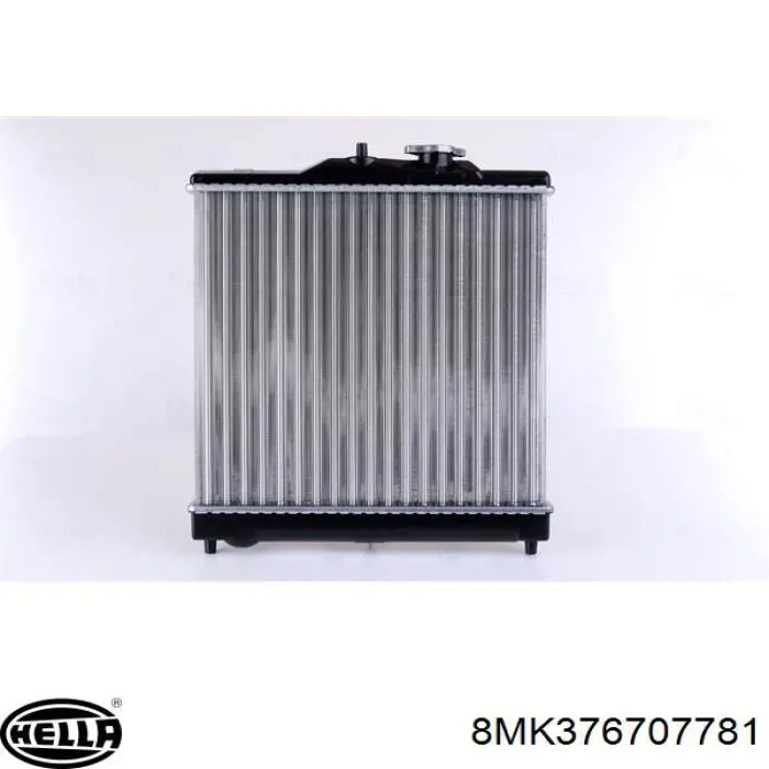 Radiador refrigeración del motor 8MK376707781 HELLA