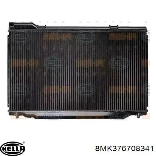 Radiador refrigeración del motor 8MK376708341 HELLA