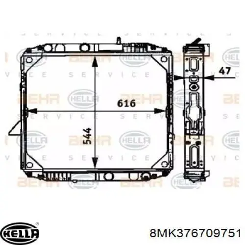 Радиатор охлаждения двигателя Mercedes 6775001403 цена, от 364.08 USD