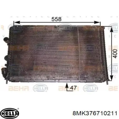 FP 56 A1134-NF NRF радиатор