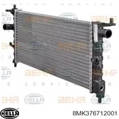 Radiador refrigeración del motor 8MK376712001 HELLA