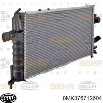 Radiador refrigeración del motor 8MK376712604 HELLA