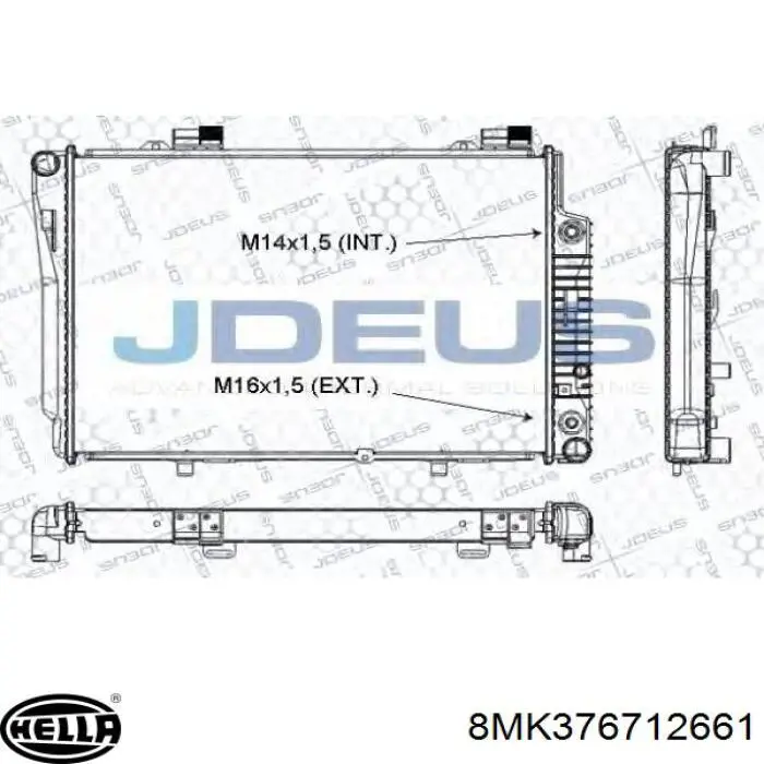 Купить 2025007903 Mercedes Радиатор водяной