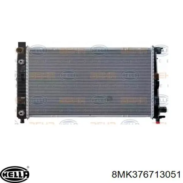 Radiador refrigeración del motor 8MK376713051 HELLA