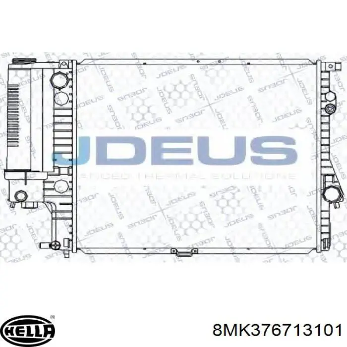 Радиатор охлаждения HELLA 8MK376713101