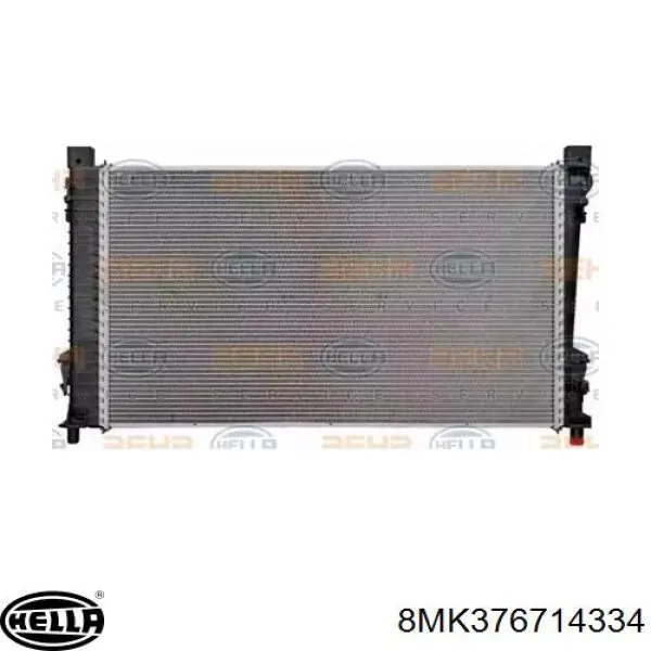 Radiador refrigeración del motor 8MK376714334 HELLA