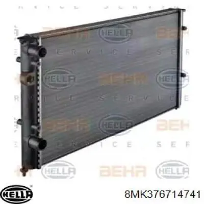 Radiador refrigeración del motor 8MK376714741 HELLA