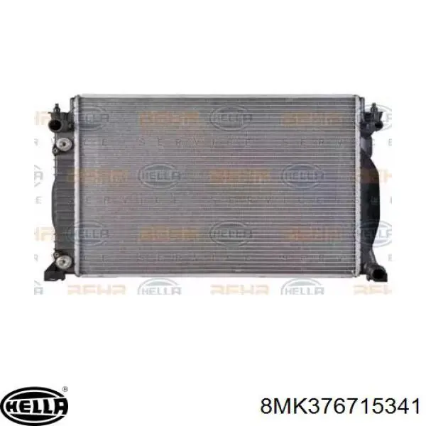 Radiador refrigeración del motor 8MK376715341 HELLA
