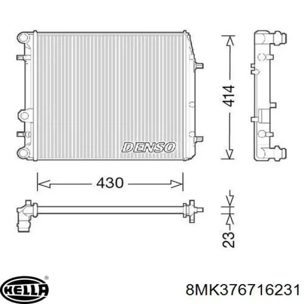 Купить TP15652691 Tempest Радиатор водяной