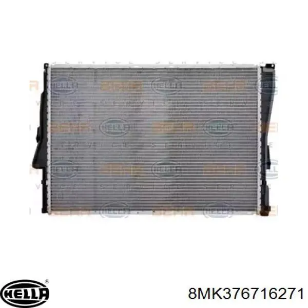 8MK376716271 HELLA Радиатор основной