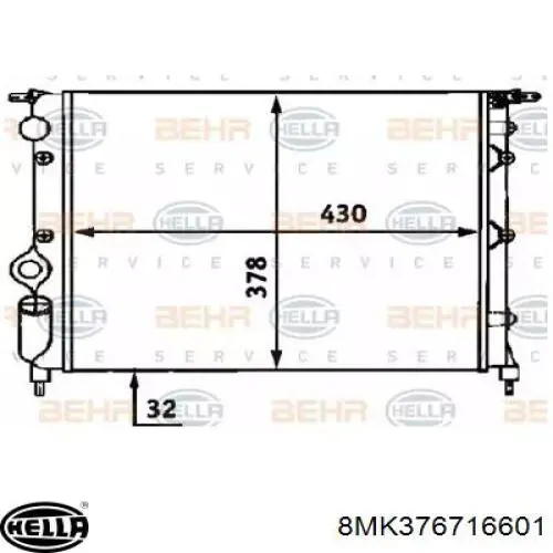 Радиатор 31R60034 Eaclima