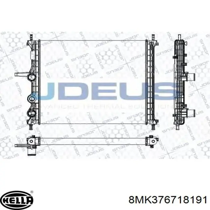 Радиатор 46420484 Fiat/Alfa/Lancia