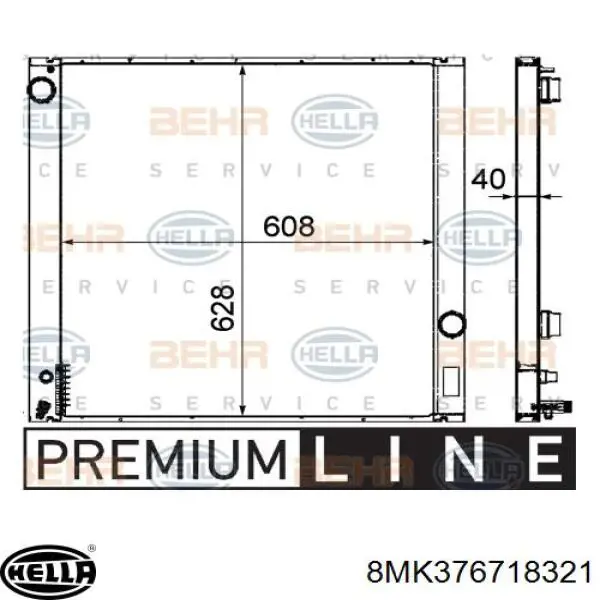 Купить PCC000850 Land Rover Радиатор водяной
