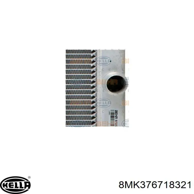 Купить 8MK376718321 HELLA Радиатор водяной