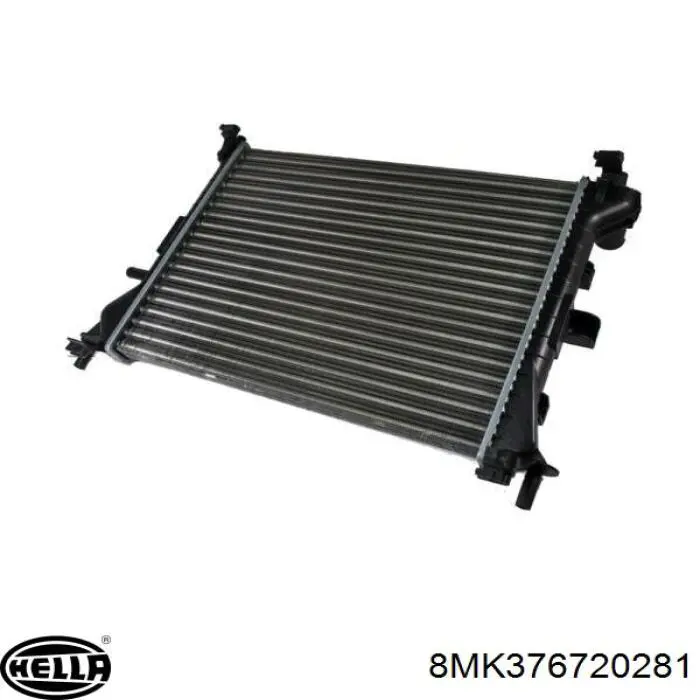 Купить 98AB8005JB Ford Радиатор водяной