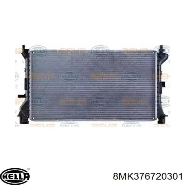 Radiador refrigeración del motor 8MK376720301 HELLA