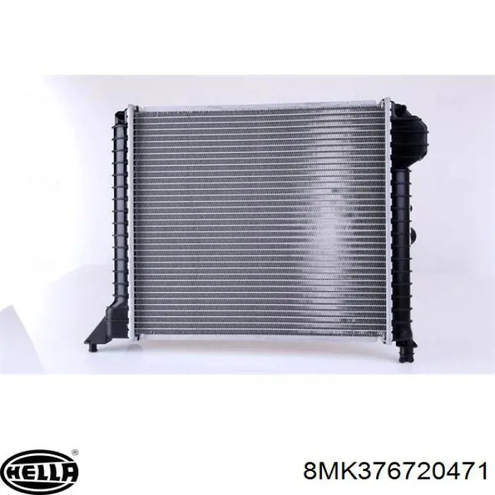 Radiador refrigeración del motor 8MK376720471 HELLA