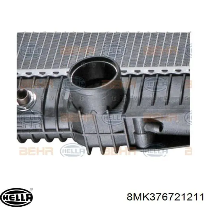 8MK376721211 HELLA Радиатор основной