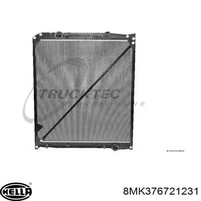Радиатор охлаждения HELLA 8MK376721231