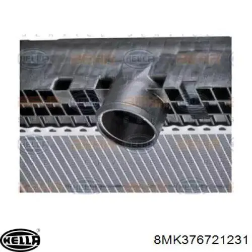 8MK376721231 HELLA Радиатор основной