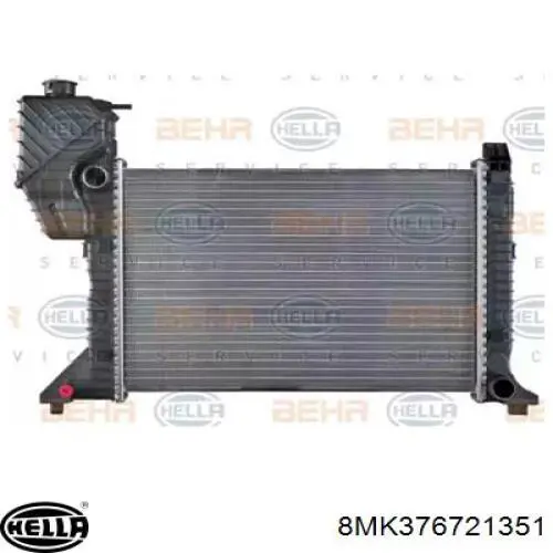 Радиатор охлаждения двигателя Fast FT55554 цена, от 117.37 USD