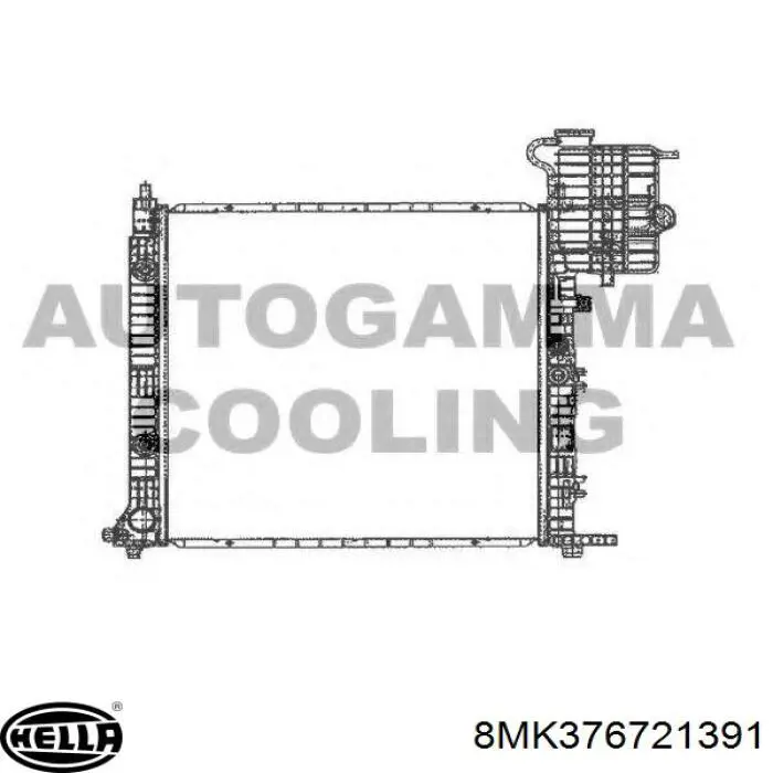 6385012001 Mercedes Радиатор основной