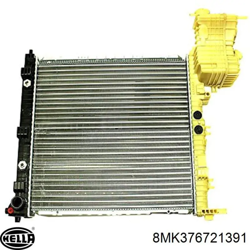 Радиатор охлаждения двигателя HELLA 8MK376721391 цена, от 252.10 USD