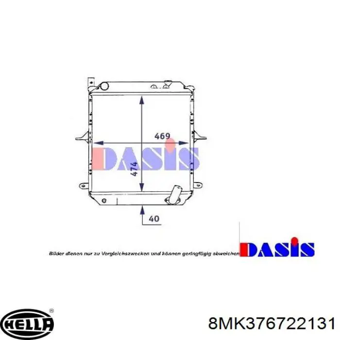 214009X202 NISSAN Radiador original y equivalente