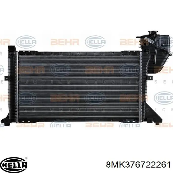 Радиатор 8MK376722261 HELLA