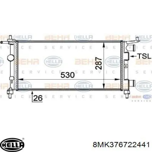 Радиатор охлаждения двигателя Opel 53790 цена, от 36.39 USD