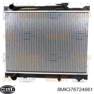 Radiador refrigeración del motor 8MK376724661 HELLA