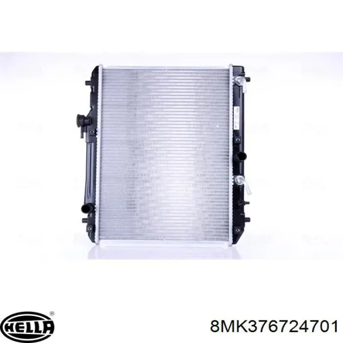 Radiador refrigeración del motor 8MK376724701 HELLA