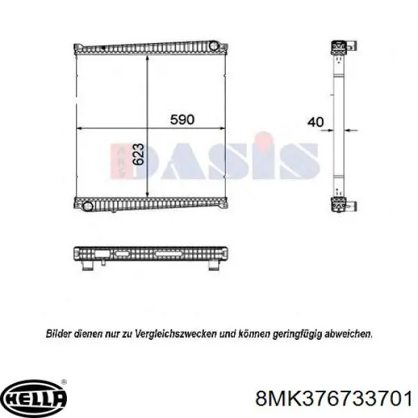Радиатор охлаждения двигателя Renault (RVI) 5001875216 цена, от 182.35 USD