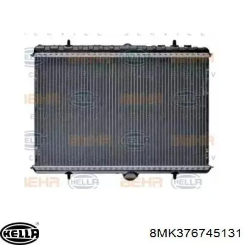 Radiador refrigeración del motor 8MK376745131 HELLA