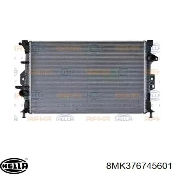 Radiador refrigeración del motor 8MK376745601 HELLA