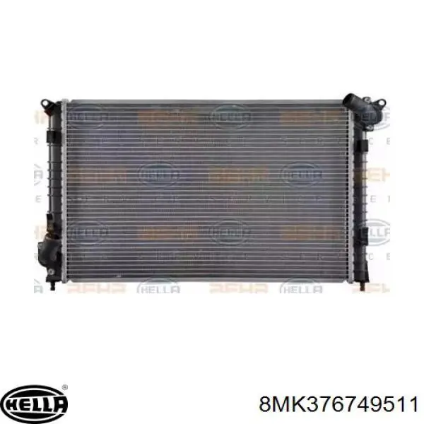 Radiador refrigeración del motor 8MK376749511 HELLA