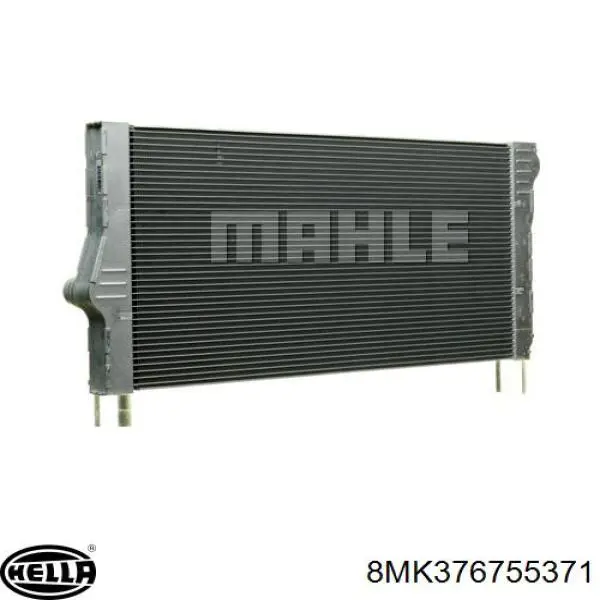 Radiador refrigeración del motor 8MK376755371 HELLA