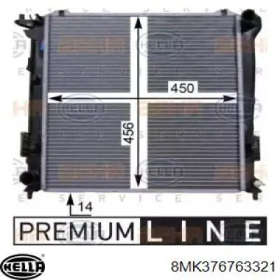 Радиатор охлаждения двигателя FPS FP40A1440 цена, от 73.94 USD