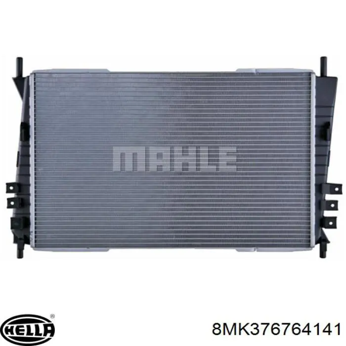 Radiador refrigeración del motor 8MK376764141 HELLA